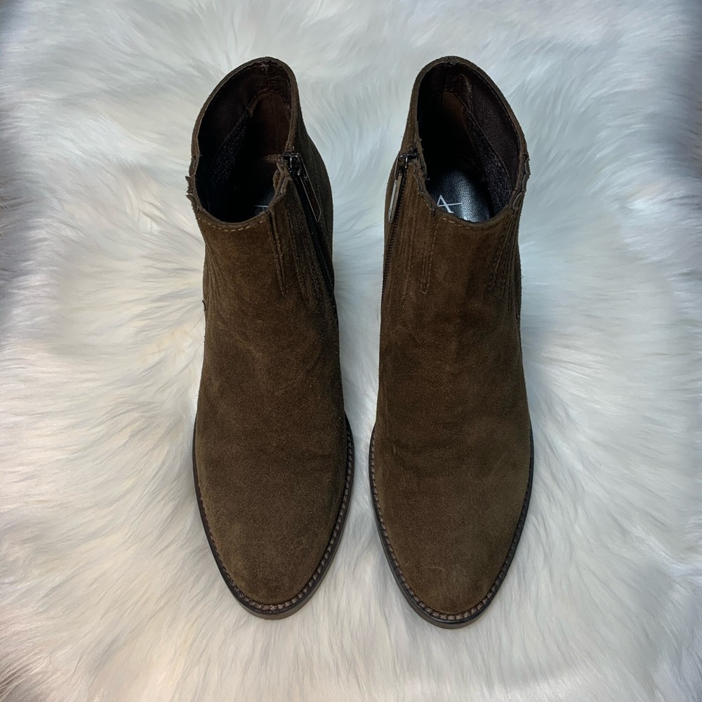 Aquatalia Olive Green Ankle Boots - Picture 3 of 5